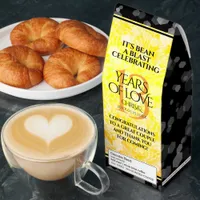 Elegant 13th Citrine Wedding Anniversary Roasted Coffee
