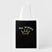 No Kings Classic Retro Cool Grocery Bag