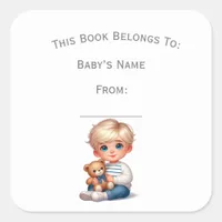 Customize Boy Book Plate