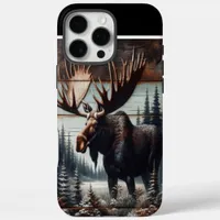 Moose In The Woods iPhone 16 Pro Max Case