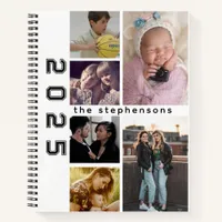 Modern 6 Photo Collage Personalized Notebook