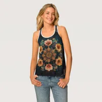 Whispers of the Blooming Mirage Tank Top