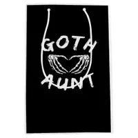 Goth Aunt Funny Emo Auntie Punk Cute Skeleton Hand Medium Gift Bag