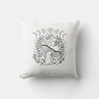 Academia Goblincore Cottagecore Aesthetic Witchy M Throw Pillow