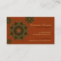 Floating Geometric Stars Business Cards