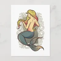 Mermaid Postcard