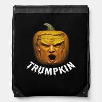 Trumpkin – Funny Donald  Pumpkin Halloween  Drawstring Bag
