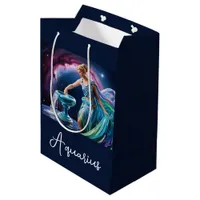 Greek Goddess Aquarius The Water Bearer Medium Gift Bag