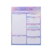 Galaxy Personalised Plans For Today Daily Planner Notepad