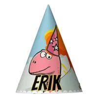 Cute Cartoon Dinosaur Birthday  Party Hat