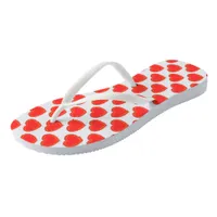 Flip Flops - Red Hearts