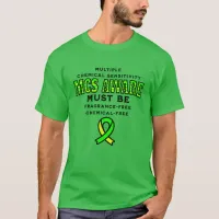 Multiple Chemical Sensitivity MCS Awareness  T-Shirt