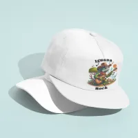 Iguana Serenading Swamp Dweller Rock Trucker Hat