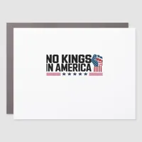 No Kings In America USA Creative Casual Car Magnet