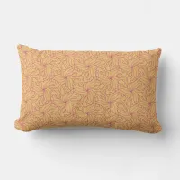 Trippy Organic Damask Throw Pillow