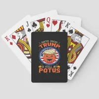 Hocus Pocus  Is Still My Potus Trumpkin Halloween  Poker Cards