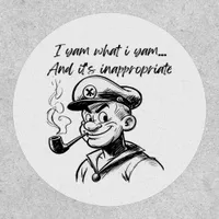 I Yam What I Yam Sweet Potato Thanksgiving Sloth Patch