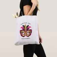 Glam Team Bride Las Vegas Showgirl Bachelorette Tote Bag