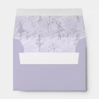 Ballerina Moves Pattern Violet ID738 Envelope