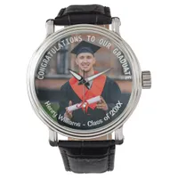 Graduate Congratulations Custom Photo Keepsake Watch