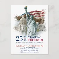 Vintage America Semiquincentennial USA 250 Invite