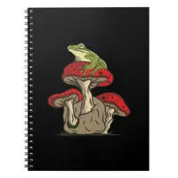 Frog  Mushroom Cottagecore Classic Notebook