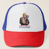 Protect your Pets | Vote for Kamala Trucker Hat