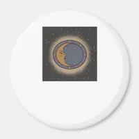 Whimsigoth Moon Print Magnet