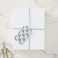 Watercolor Rainbow Pattern Gift Tags
