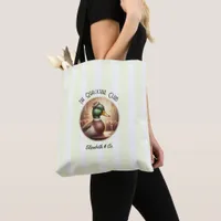 The Quacktail Club Preppy Lake Bachelorette Tote Bag