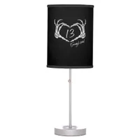 Skeleton Heart Hand Minimal Classic Design Table Lamp