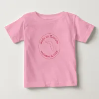 Editable Made in Florida Stamp of Approval Baby T-Shirt