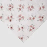 Pink Cottagecore Wildflowers Botanical Print  Tissue Paper