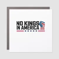 No Kings In America USA Creative Casual Car Magnet