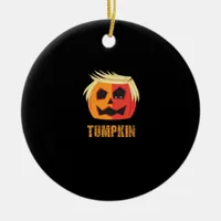 Trumpkin Halloween  Ceramic Ornament