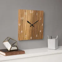 Faux Finished Barn Wood Clock