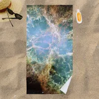 Crab Nebula Beach Towel