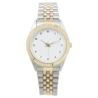 Unisex Two-Tone Bracelet Watch Add Own