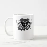 Sunand One Skeleton Heart Hands Unique Expression Coffee Mug