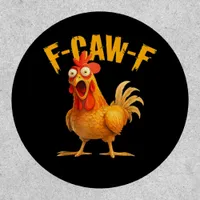F-Caw-F Chicken Classic Retro Style Patch