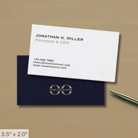 Minimalist Simple Business Logo Business Card