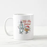 Tis The Season Retro Milk And Cookie Christmas Coffee Mug