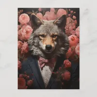 Elegant Wolf Postcard
