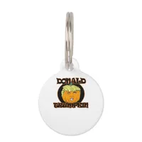 Donald  Halloween Costume Trumpkin Pet ID Tag