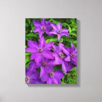 Pretty Purple Flowers  Canvas Print