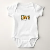 With Love Easter Is So Sweet Baby Bodysuit