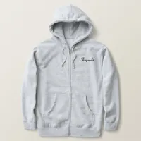 Embroidered - Family name Embroidered Hoodie