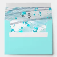 Aqua Beach Envelope