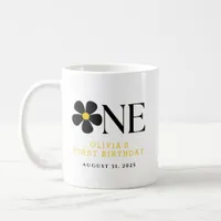  Onederful Floral 1st Birthday Party Coffee Mug