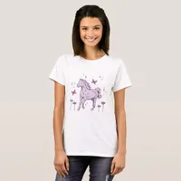 Pretty Purple Horse T-Shirt